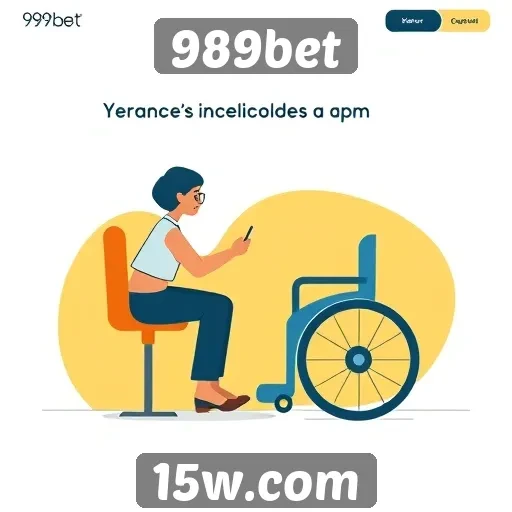 Acessibilidade e interface do site 989bet